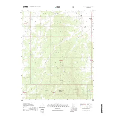 2020 Map of Los Indios Canyon, 2020 Print