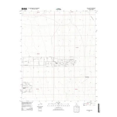 2013 Map of Los Lunas SE, 2013 Print