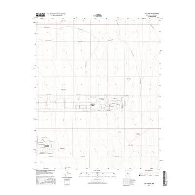2017 Map of Los Lunas SE, 2017 Print