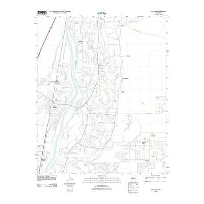 2010 Map of Los Lunas, 2010 Print