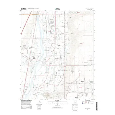 2013 Map of Los Lunas, 2013 Print