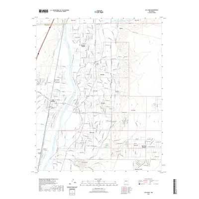 2020 Map of Los Lunas, 2020 Print