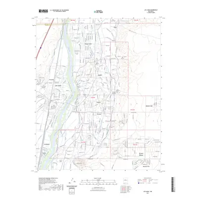 2023 Map of Los Lunas, 2023 Print