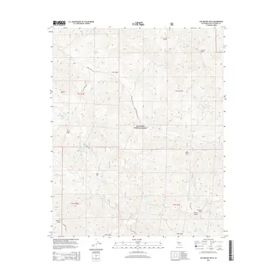 2015 Map of Los Machos Hills, 2015 Print