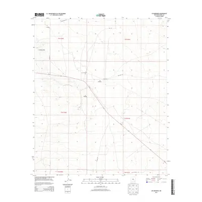 2013 Map of Los Medanos, 2013 Print