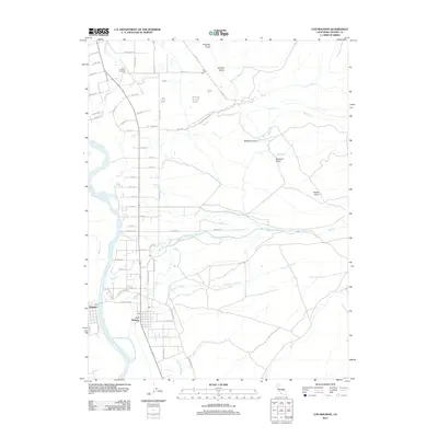 2012 Map of Los Molinos, 2012 Print