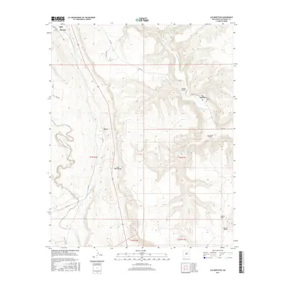 2017 Map of Los Montoyas, 2017 Print