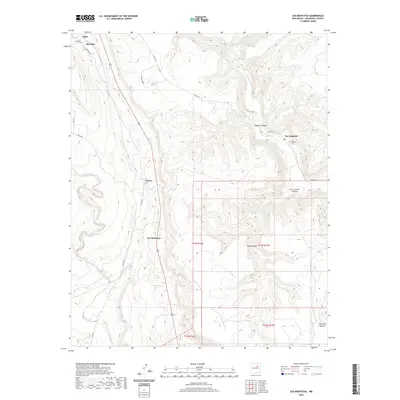 2020 Map of Los Montoyas, 2020 Print