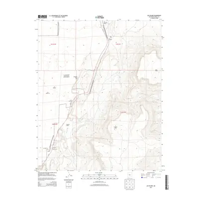 2013 Map of Los Pilares, 2013 Print