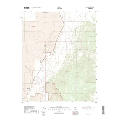 2023 Map of Los Pilares, 2023 Print