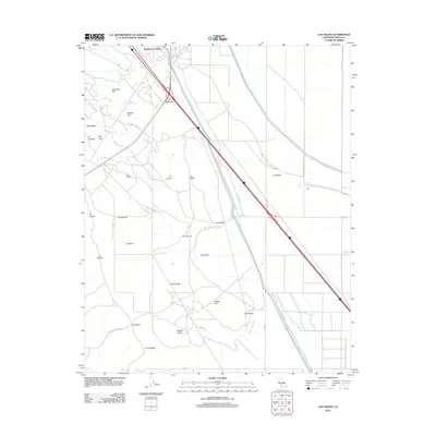 2012 Map of Los Viejos, 2012 Print