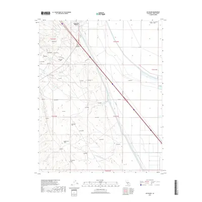 2018 Map of Los Viejos, 2018 Print