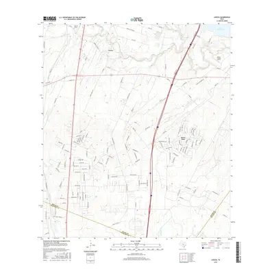 2016 Map of Losoya, 2016 Print