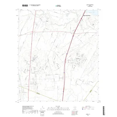 2019 Map of Losoya, 2019 Print
