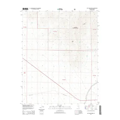 2014 Map of Lost Cabin Spring, 2014 Print