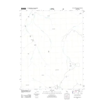 2012 Map of Lost Cannon Peak, 2012 Print