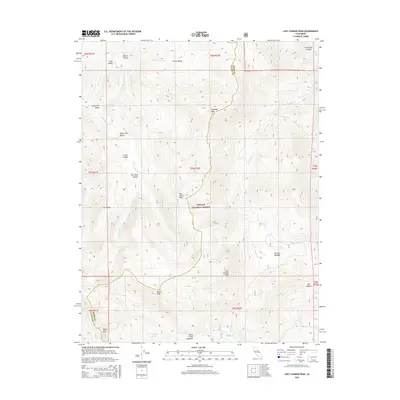 2015 Map of Lost Cannon Peak, 2015 Print