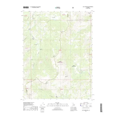 2018 Map of Lost Cannon Peak, 2018 Print