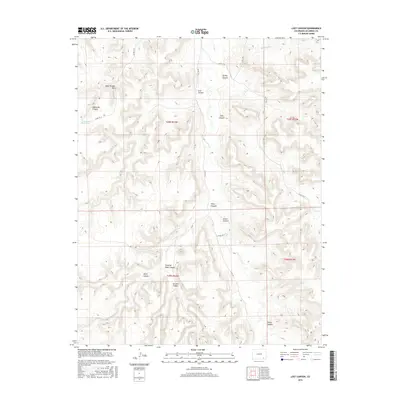 2016 Map of Lost Canyon, 2016 Print