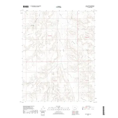 2019 Map of Lost Canyon, 2019 Print