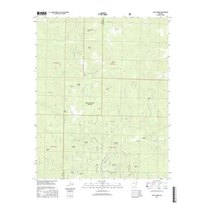 2017 Map of Lost Corner, 2017 Print