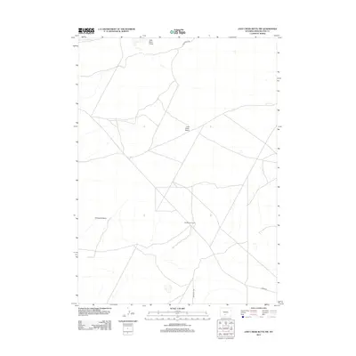 2012 Map of Lost Creek Butte NW, 2012 Print