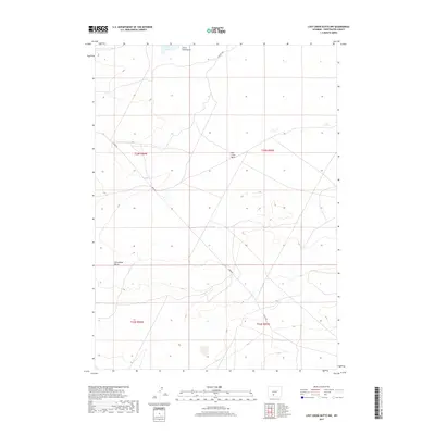 2017 Map of Lost Creek Butte NW, 2017 Print