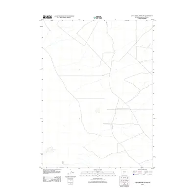2012 Map of Lost Creek Butte SW, 2012 Print