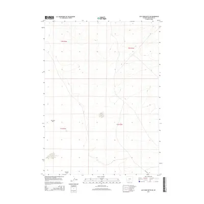 2015 Map of Lost Creek Butte SW, 2015 Print