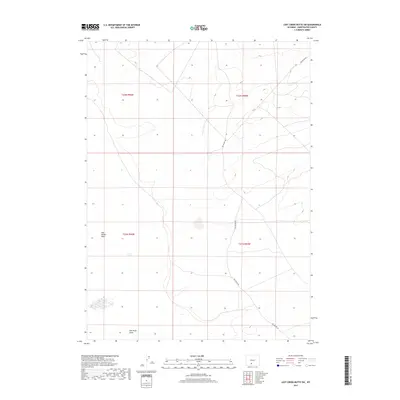 2017 Map of Lost Creek Butte SW, 2017 Print