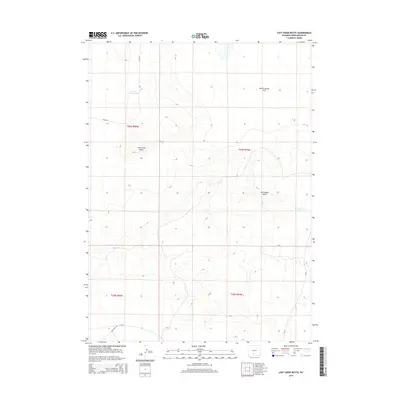 2015 Map of Lost Creek Butte, 2015 Print