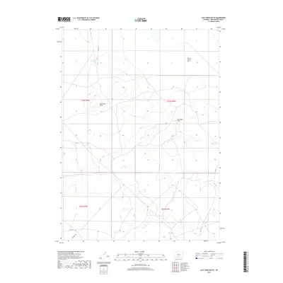 2017 Map of Lost Creek Butte, 2017 Print
