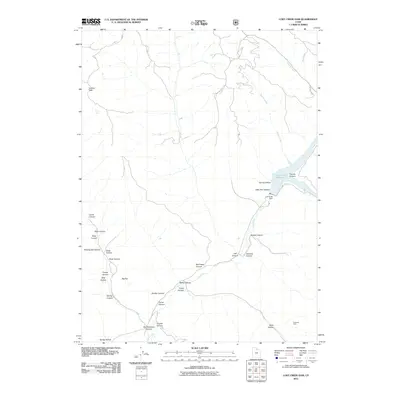 2011 Map of Lost Creek Dam, 2011 Print