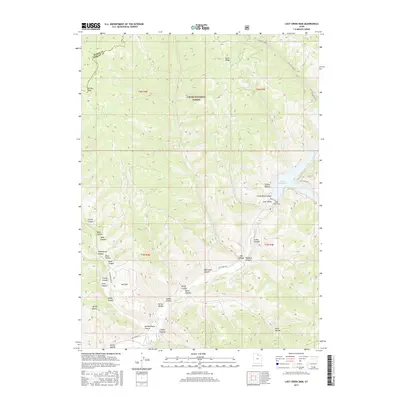2017 Map of Lost Creek Dam, 2017 Print