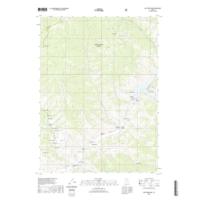 2020 Map of Lost Creek Dam, 2020 Print