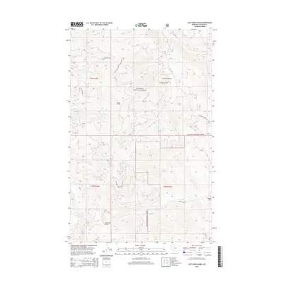2014 Map of Lost Creek Divide, 2014 Print