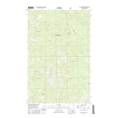 2017 Map of Lost Creek Divide, 2017 Print