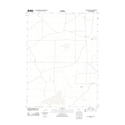2012 Map of Lost Creek Lake, 2012 Print