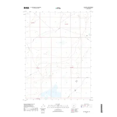 2017 Map of Lost Creek Lake, 2017 Print