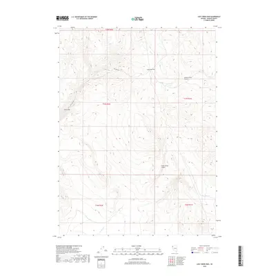 2018 Map of Lost Creek Pass, 2018 Print