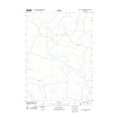2012 Map of Lost Creek Reservoir, 2012 Print