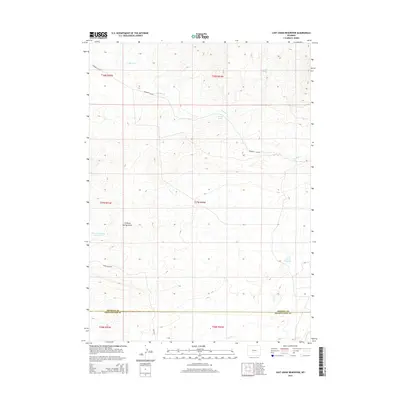 2015 Map of Lost Creek Reservoir, 2015 Print