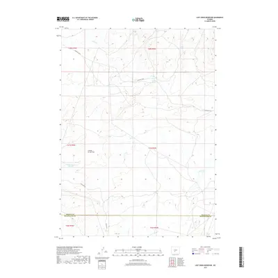 2017 Map of Lost Creek Reservoir, 2017 Print