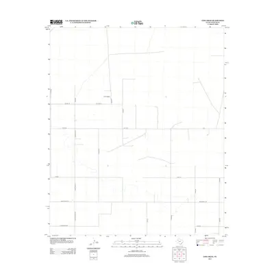2012 Map of Lost Draw, 2012 Print