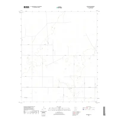 2019 Map of Lost Draw, 2019 Print