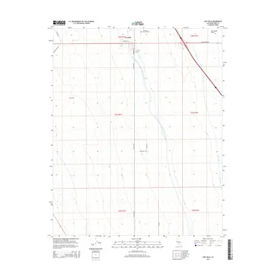 2015 Map of Lost Hills, 2015 Print