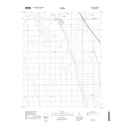 2018 Map of Lost Hills, 2018 Print