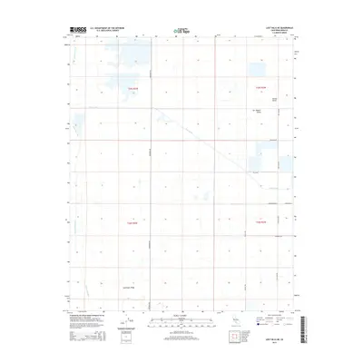 2015 Map of Lost Hills NE, 2015 Print