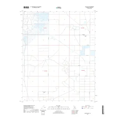 2018 Map of Lost Hills NE, 2018 Print