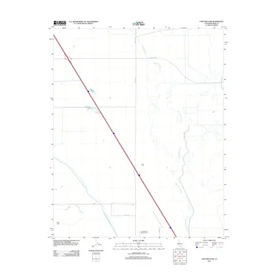 2012 Map of Lost Hills NW, 2012 Print